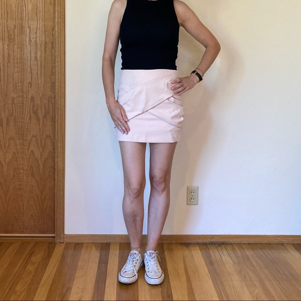 MAJE light pink mini skirt